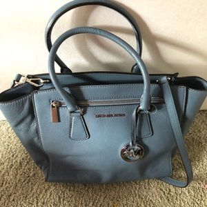 Michael kors baby blue tote beautiful color